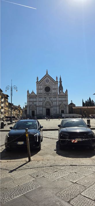 The exterior of Santa Croce in Florence