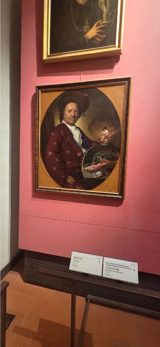 Paintings displayed in the Uffizi Gallery
