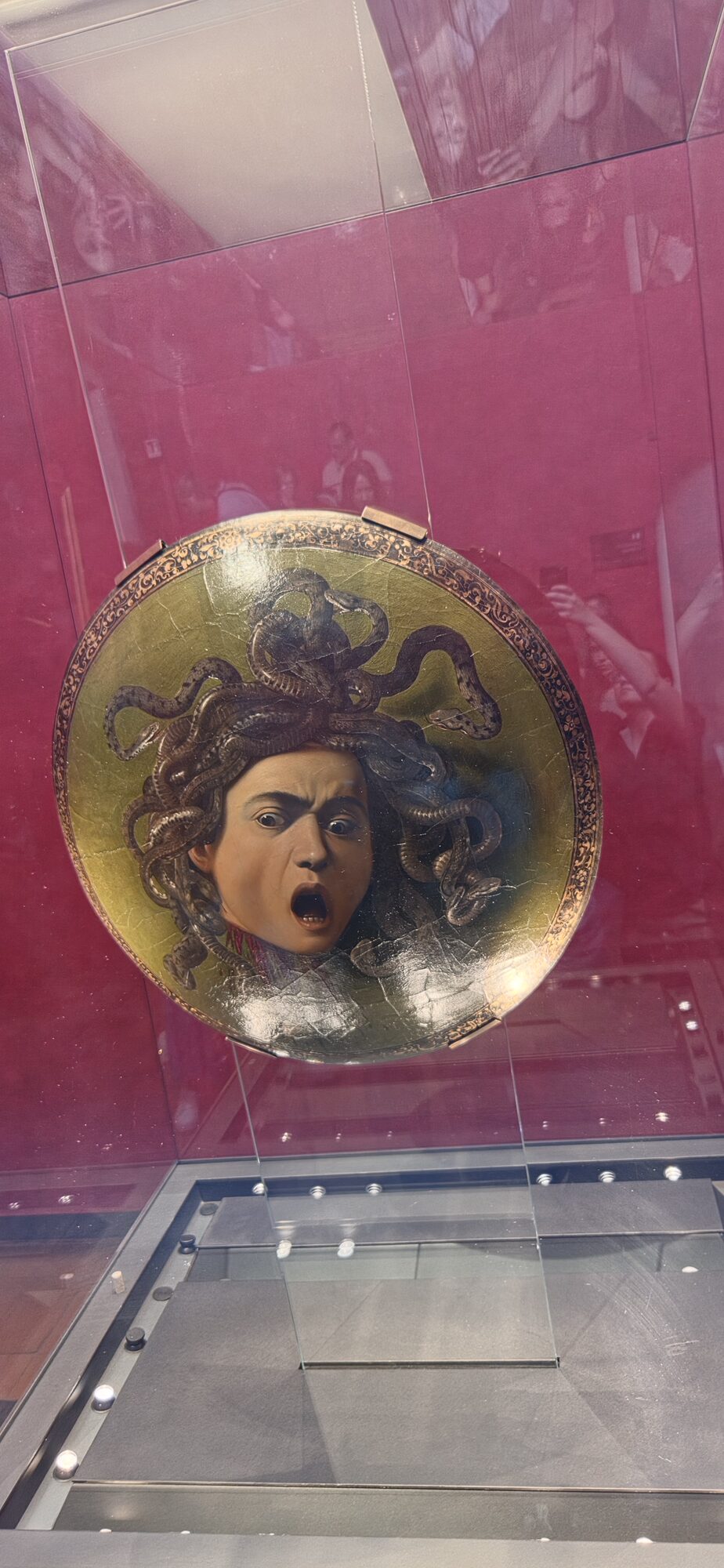 Caravaggio's Medusa at the Uffizi Gallery