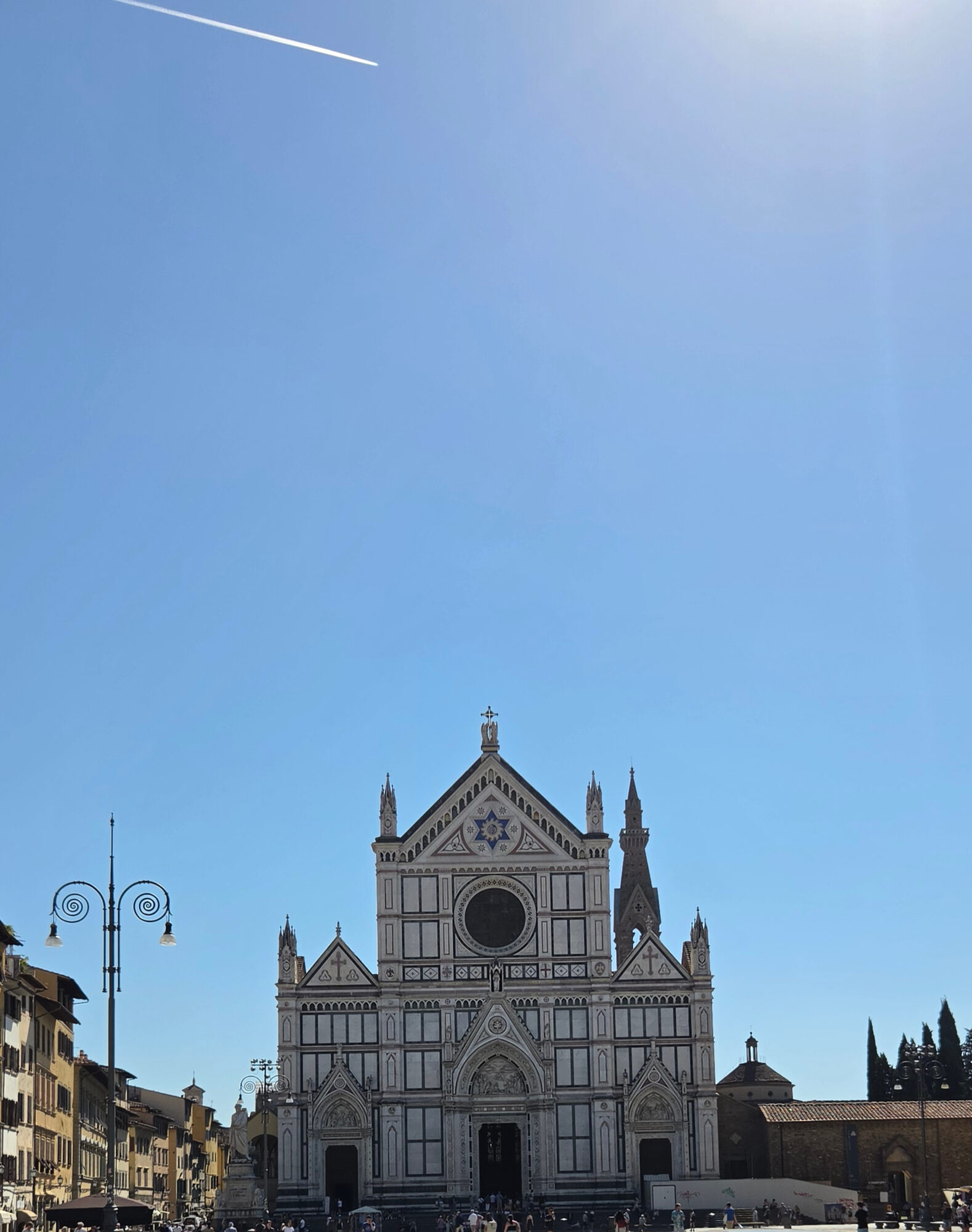 The exterior of Santa Croce in Florence