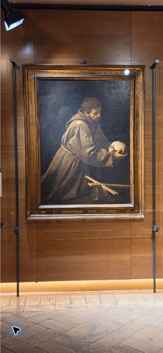 Caravaggio's Saint Francis in Meditation